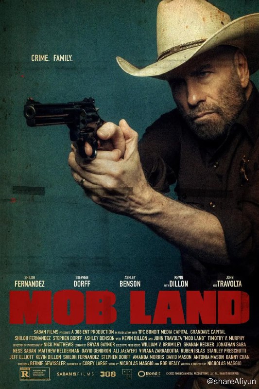 名称：暴民之地 Mob Land (2023)  约翰·特拉沃尔塔描述：影片讲述了一个绝望的男人抢劫一家药厂的故事