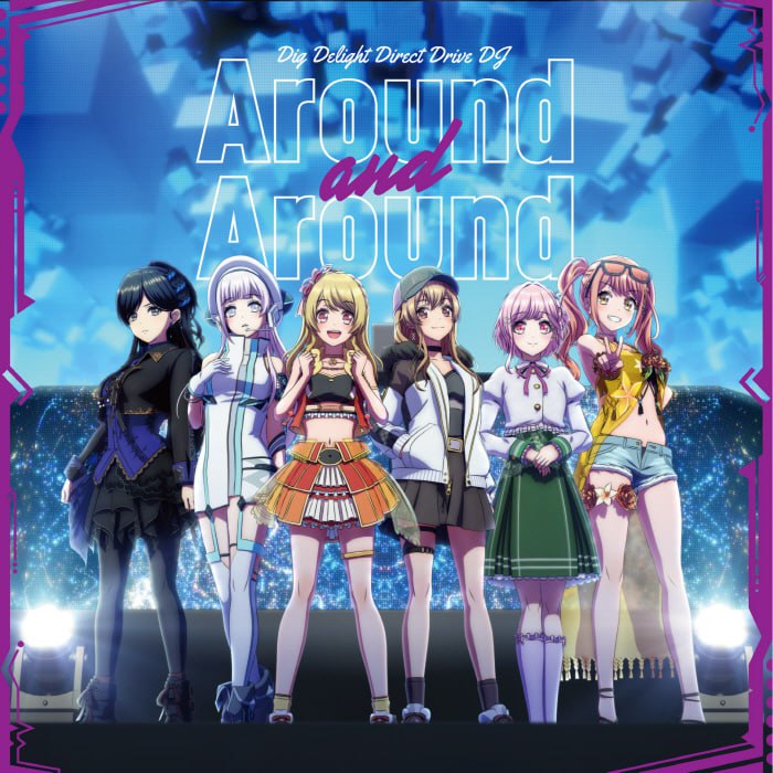 名称：[2023.03.15] TVアニメ「D4DJ All Mix」EDテーマ「Around and Around」描述：Release Date : 2023/03/15Catalog Number : BRMM-10603Tracklist01. Around and Around (TVアニメ「D4DJ All Mix」EDテーマ)02. D.M.F (TVアニメ「D4DJ All Mix」第5話挿入歌)03. Look at me♡ (TVアニメ「D4DJ All Mix」第6話挿入歌)04. 4 many colors (TVアニメ「D4DJ All Mix」第7話挿入歌)链接：