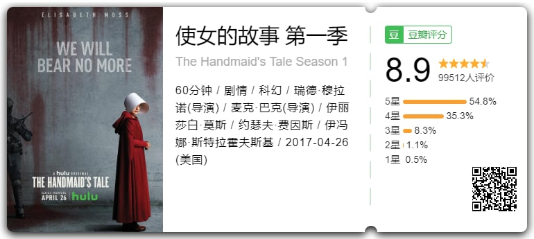 名称：【美剧】使女的故事 前4季，第五季更新中描述：美剧虫压制分享链接：