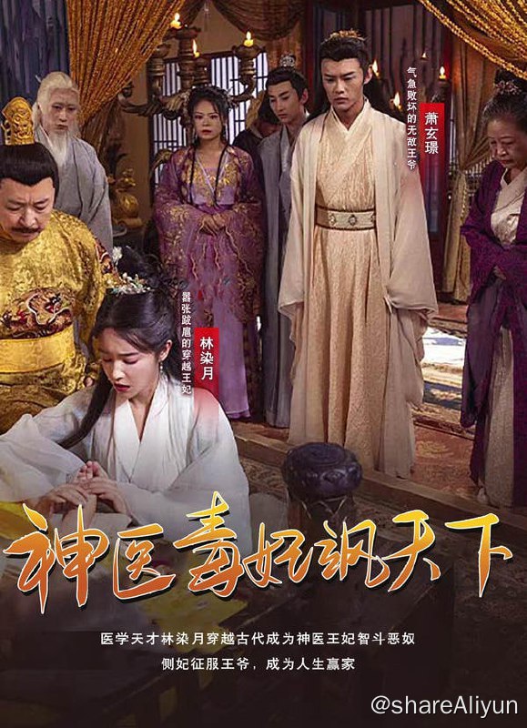 名称：神医毒妃飒天下 - 2023.S01.720p描述：医学天才林染月穿越古代成为神医王妃，智斗恶奴，征服王爷，成为人生赢家链接：