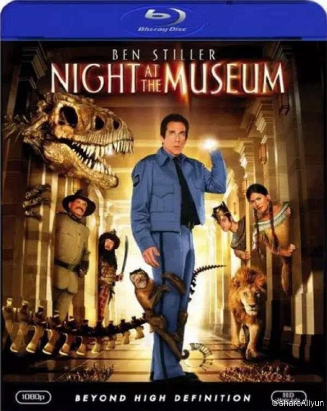 名称：博物馆奇妙夜1(2006) 4K HDR描述：达利为了挽救自己的生活，也为了争取到儿子的抚养权，他不得不放弃“做大事”的梦想，成为了纽约自然博物馆的夜间警卫