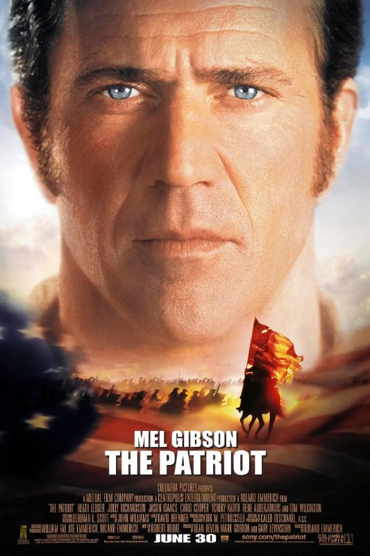 名称：爱国者 The Patriot (2000)描述：故事发生在美国独立战争时