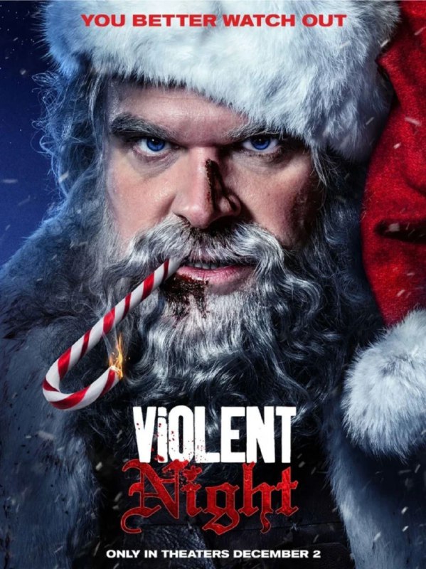 名称：暴力之夜(2022) 4K HDR描述：一支佣兵团队在圣诞夜突袭一栋富有人家的豪宅，并且挟持豪宅内的所有人为人质时，他们竟然遇到一个完全意想不到的强劲对手：圣诞老人（大卫·哈伯 饰），而且他会让他们知道圣诞老人并不是一个面容慈祥、心地善良的圣人