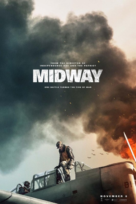 名称：决战中途岛 Midway (2019)描述：电影讲述的是第二次世界大战太平洋战争重要转折点——中途岛海战：经此一役，日本海军受到“降维打击”，美日海上实力反转，从而扭转了整个太平洋战场的局势