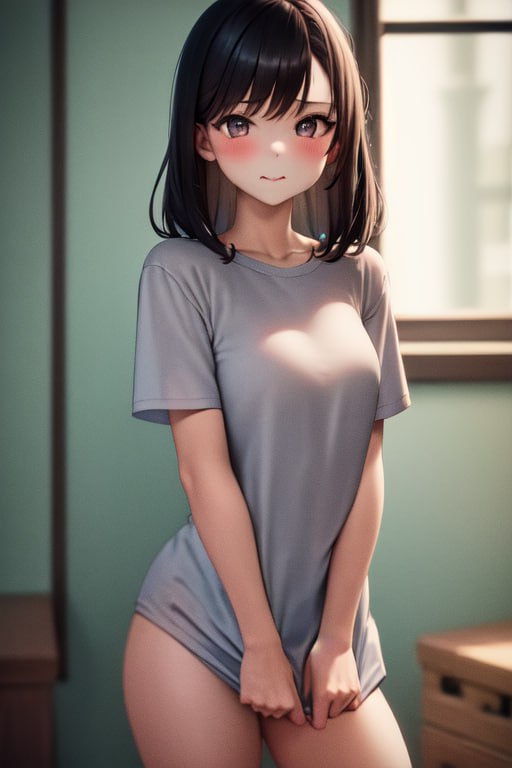 名称：shirtTugPoseLORA_shirtTug描述：sd 的AI绘画模型 （lora）链接：