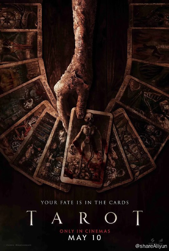 名称：致命塔罗 Tarot (2024) 4K 外挂中字描述：一群青年肆无忌惮地违反了塔罗牌的规则，释放了牌中的可怕恶灵，他们一个接一个地面对命运的审判，使得最终陷入了一场与死亡的赛跑