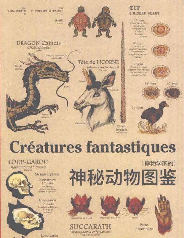 名称：博物学家的神秘动物图鉴描述：世界上最奇葩、最诡异的商店之一【戴罗勒动物标本店】出品