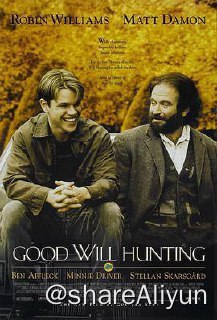 名称：No.084 心灵捕手 1997描述：麻省理工学院的数学教授蓝波在席上公布了一道困难的数学题，却被年轻的清洁工威尔（马特·戴蒙 饰）解了出来