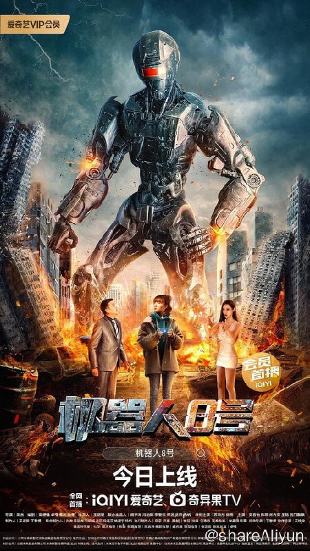 名称：机器人8号 (2023) 科幻描述：因目睹父亲被机械体袭击，被解救的小可一直渴望寻找生死未卜的父亲