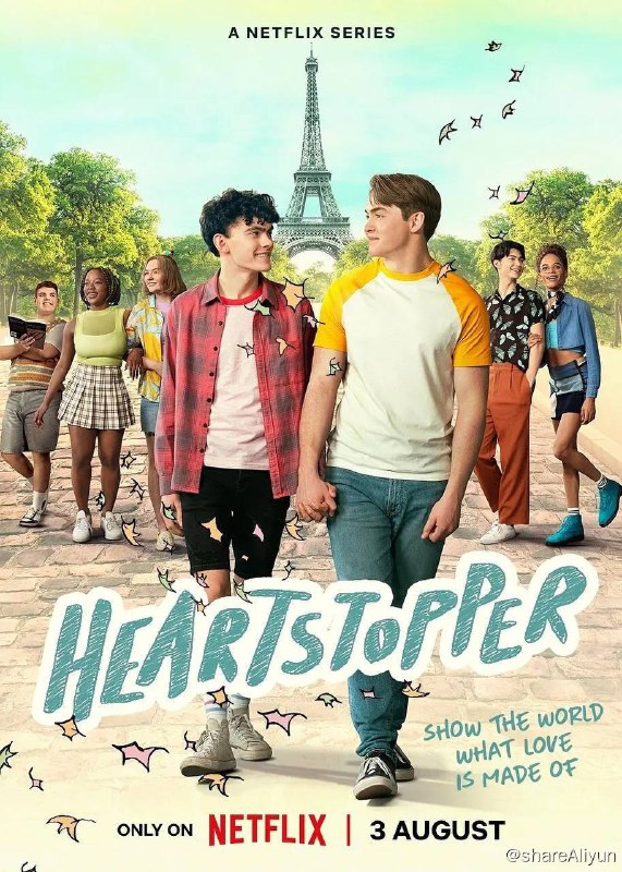 名称：心跳漏一拍 第二季 Heartstopper Season 2 (2023) 1080p NF 内封多国语【高分剧｜附第一季】描述：尼克、查理和同班同学都回来了！人生、爱情与友谊都翻开新篇章，等待他们来修习