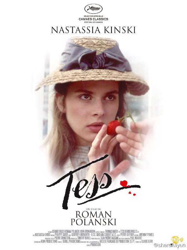 名称：苔丝 Tess (1979)描述：苔丝（娜塔莎·金斯基 Nastassja Kinski 饰）出生于英国乡村的一个小农家庭，一天她的父亲听说自家是古老贵族德伯维尔的后裔