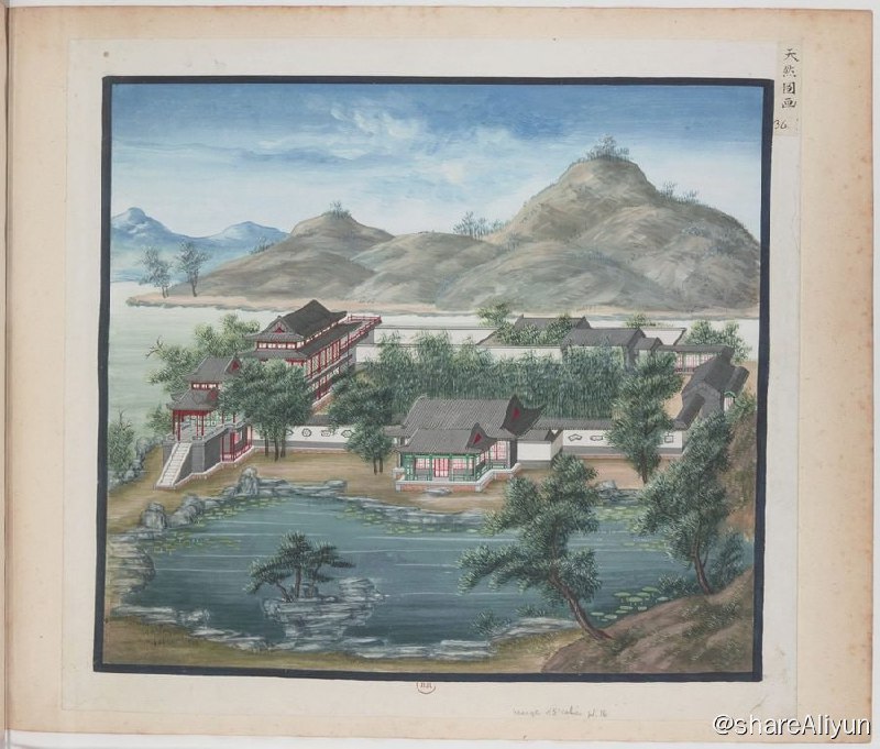 名称：《圆明园四十景图咏》原画超清.24000像素.分帧图片描述：《圆明园四十景图咏》，是根据乾隆皇帝的旨意，于乾隆九年（1744年）由宫廷画师唐岱等绘制而成的40幅分景图