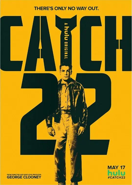 名称：第二十二条军规 Catch-22 (2019)描述：该限定剧由Luke Davies及David Michôd执笔，讲述主角Yossarian(Christopher Abbott饰)在二战时的意大利，因为Cathcart上校(Kyle Chandler饰，原本由George Clooney饰演)的个人问题，他迫使下属飞行大队不停进行危险的飞行任务