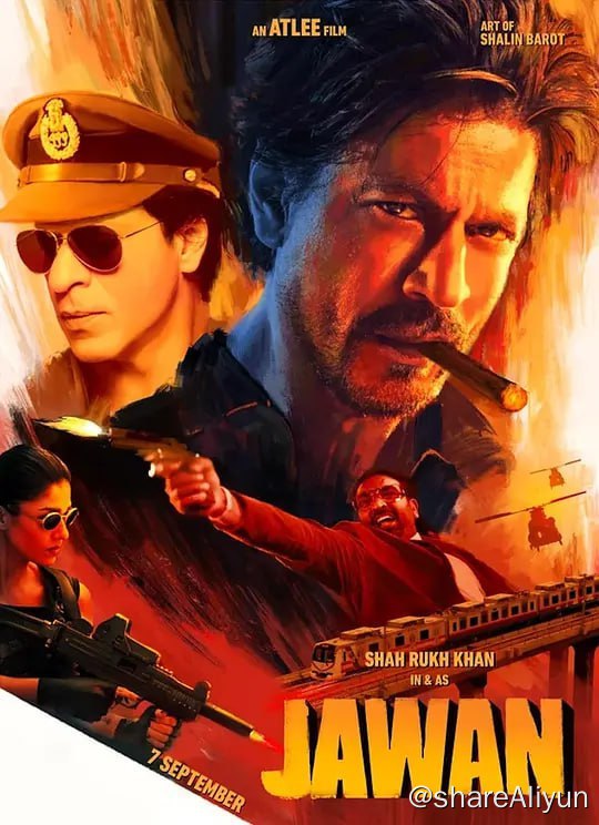 名称：战士 Jawan (2023)描述：讲述了一个决心纠正社会错误并为自己的过去复仇的男人的故事