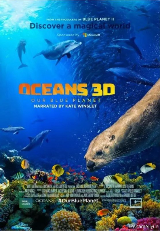 名称：海洋：我们的蓝色星球(2018) 4K HDR描述：踏上全球漫游之旅，探索地球上最大和最少探索的栖息地