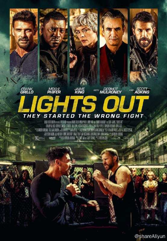 名称：灭灯军团  Lights Out (2024)描述：一名漂泊的退役士兵在一名刚刚获释的前囚犯的帮助下变成了地下战士，让他们与腐败的警察和雇佣的杀手对抗，后者向他们和他们关心的所有人开枪链接：