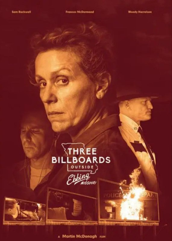 名称：三块广告牌  4K(2160P)              REMUX (蓝光 原盘)描述：Three Billboards Outside Ebbing, Missouri影片年代：2017影片产地：美国、英国对白语音：英语影片字幕：中字外挂字幕电影简介：在美国密苏里州一座小镇上，米尔德里德·海耶斯（弗兰西斯·麦克多蒙德饰）是一位失去女儿的母亲，然而女儿遇害的案件却迟迟未曾了结，凶手依然逍遥法外