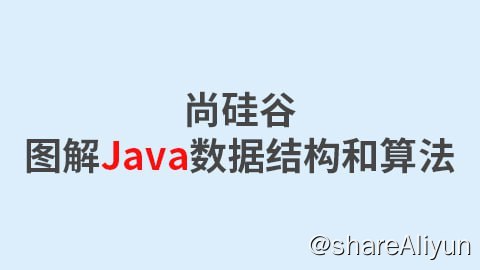 名称：【尚硅谷】图解Java数据结构和算法 - 带源码课件描述：本教程是使用Java来讲解数据结构和算法，考虑到数据结构和算法较难，授课采用图解加算法游戏的方式