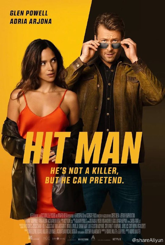 名称：职业杀手 Hit Man (2023) 1080p NF 内封简繁【动作喜剧片】描述：荣获奥斯卡金像奖提名的导演理查德·林克莱特执导的这部光鲜亮丽的新黑色影片由格伦·鲍威尔主演