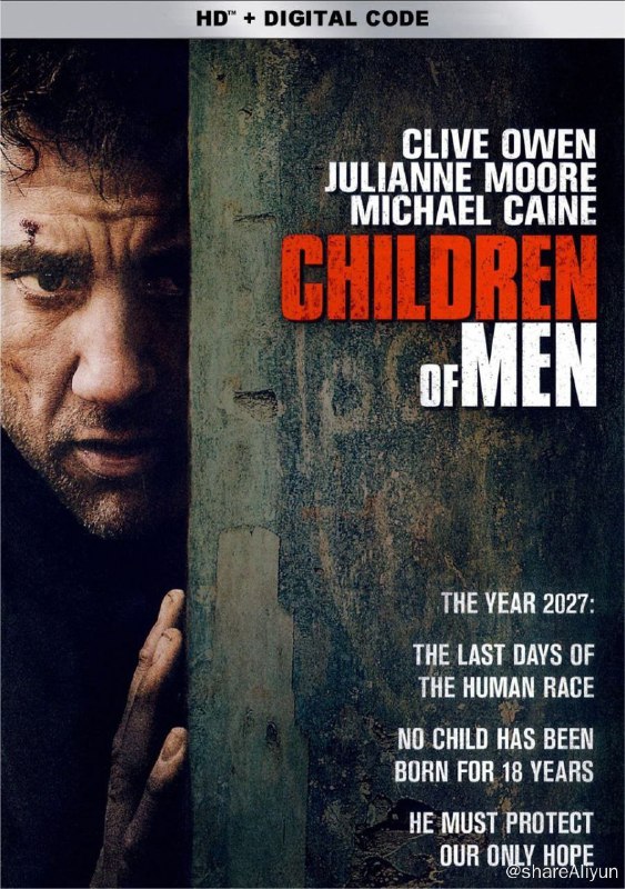 名称：人类之子 (2006) 1080P 中字外挂字幕描述：20年后的人类社会，正面临着前所未有的灭顶之险——所有的人类都丧失了生育能力，而东欧和非洲国家已经四分五裂，人口向英国等富裕国家大量迁移