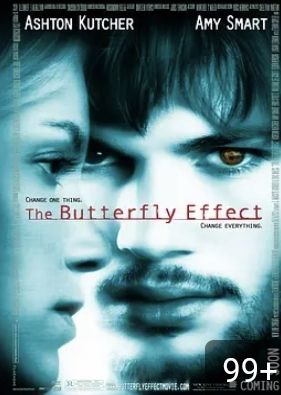 名称：蝴蝶效应描述：伊万（艾什顿·库奇 Ashton Kutcher 饰）曾经有一个糟糕的童年，因为他行为闯下了大祸，令他童年充满不堪回忆的往事
