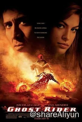 名称：灵魂战车 Ghost Rider (2007)  第一部 美国 超然动作奇幻片 中文字幕描述：#还记得这部片子吗？约翰尼·布雷泽（尼古拉斯·凯奇 饰）本是摩托车特级演员，当他发现父亲身患癌症之时，他与恶魔梅菲斯特签订了契约