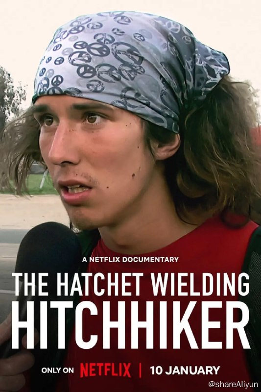 名称：挥斧头的搭车人：从英雄到杀人犯 The Hatchet Wielding Hitchhiker (2023)描述：这部震撼人心的纪录片讲述了一名乐天的流浪汉如何在网上爆红，又如何一落千丈并最终入狱的故事