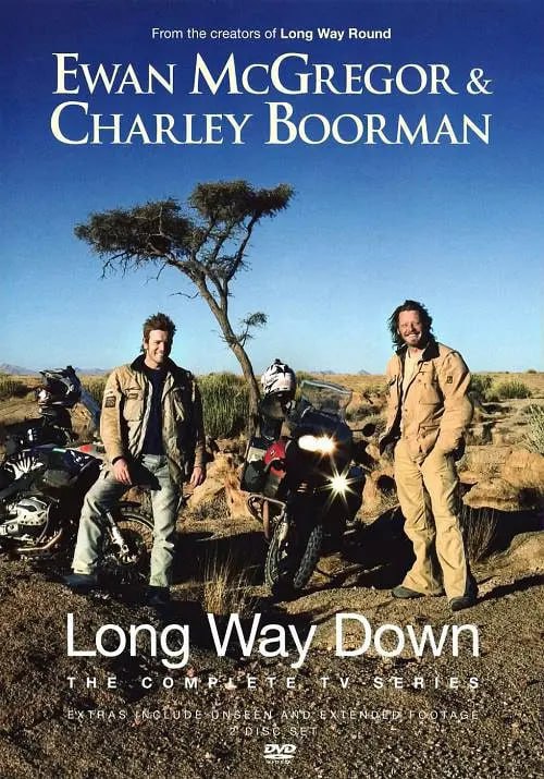 名称：长路迢迢 Long Way Down (2008)描述：“Long Way Down是一次惊叹的旅程，我们能够经历这些风格迥异的美丽的地方，实在是真正的特权