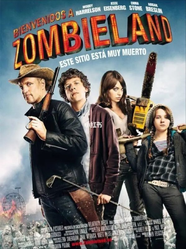 名称：丧尸乐园1(2009) 4K SDR描述：讲述了在被丧尸击溃的美国，胆小如鼠的屌丝男孩哥伦布和脾气暴躁丧尸猎手塔拉哈希，遇到了一对古灵精怪的姐妹花后发生的故事