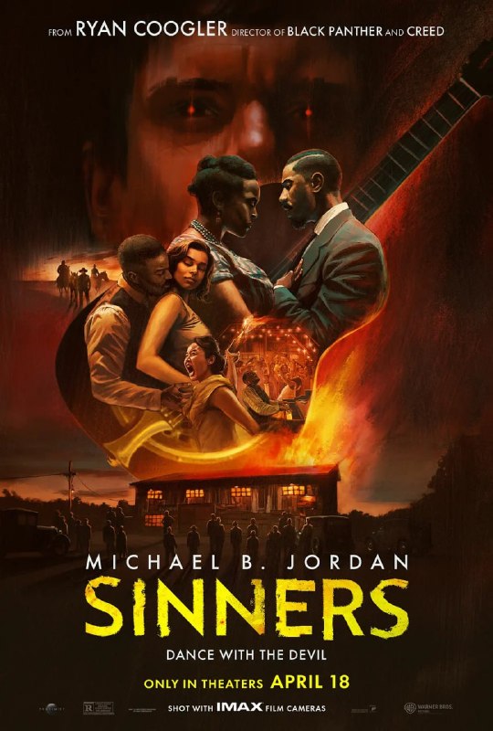 名称：罪人 Sinners (2025)描述：双胞胎兄弟(迈克尔·B·乔丹 Michael B. Jordan 饰)试图摆脱不愉快的过往，回到家乡想重新开始，但却发现更为恐怖的邪恶势力正等待着他们的回归……链接：
