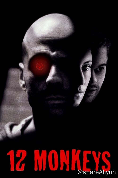 名称：十二猴子 (1995)描述：公元2035年，人类被12只猴子军研制的一种病毒侵袭，大部分人类都在这场病毒灾难中死亡，只有少数人侥幸逃生，但也只能在阴暗的地下，苟且偷生