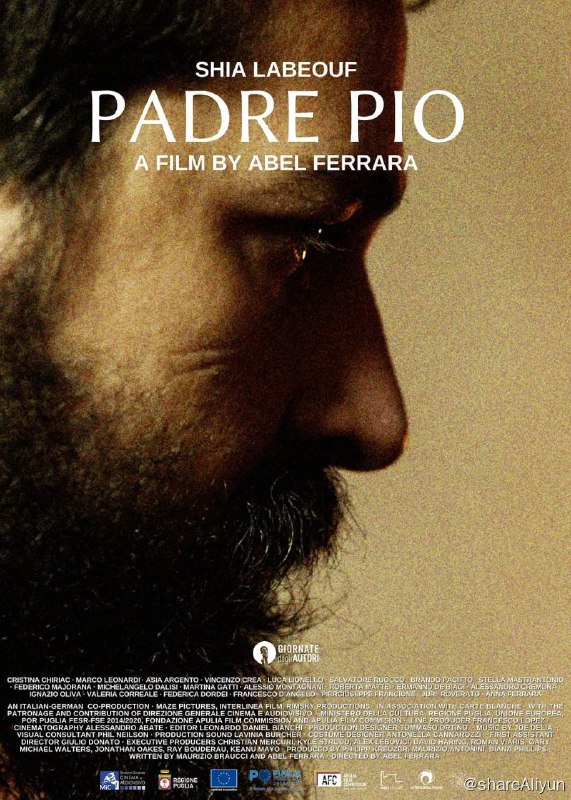 名称：毕奥神父 Padre Pio (2022) 1080p AMZN 高码率 外挂双语描述：费拉拉在采访中称，“我们正在准备拍摄一部关于比奥神父的电影，将聚焦一战后的意大利