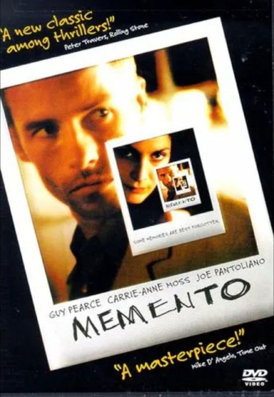 名称：记忆碎片 1080P            REMUX (蓝光 原盘)描述：Memento影片年代：2000影片产地：美国对白语音：英语影片字幕：中字外挂字幕电影简介：影片讲述了患有“短期记忆丧失症”的莱昂纳多·谢尔比必须根据自己支离破碎的记忆来找到杀害自己妻子的凶手的故事