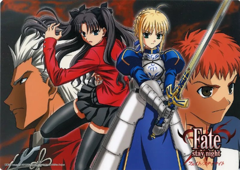名称：命运之夜 Fatestay night (2006)描述：偶然的一天，士郎被卷入了称为“圣杯战争”的魔术师之间的对决