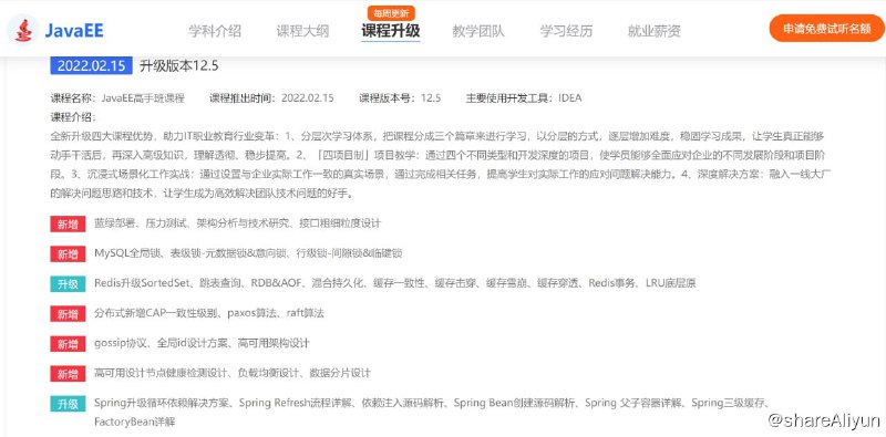 名称：【黑马程序员】JavaEE就业课 V12.5描述：全新升级四大课程优势，助力IT职业教育行业变革：1、分层次学习体系，把课程分成三个篇章来进行学习，以分层的方式，逐层增加难度，稳固学习成果，让学生真正能够动手干活后，再深入高级知识，理解透彻、稳步提高