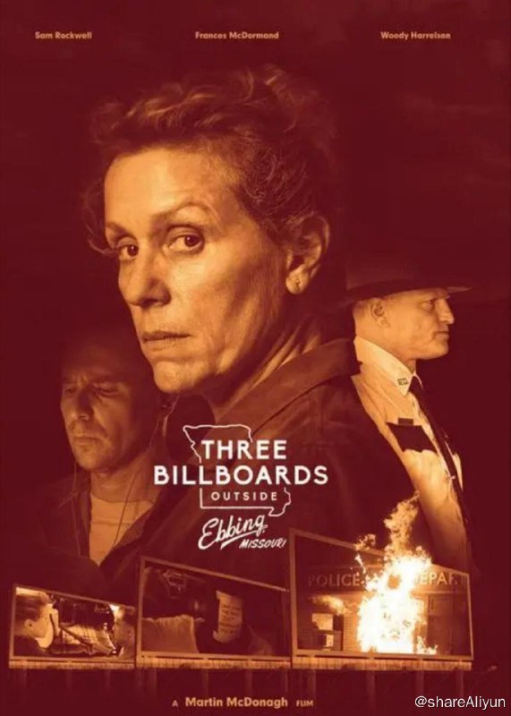 名称：三块广告牌 (2017) 4K HDR 中字外挂字幕描述：在美国密苏里州一座小镇上，米尔德里德·海耶斯是一位失去女儿的母亲，然而女儿遇害的案件却迟迟未曾了结，凶手依然逍遥法外