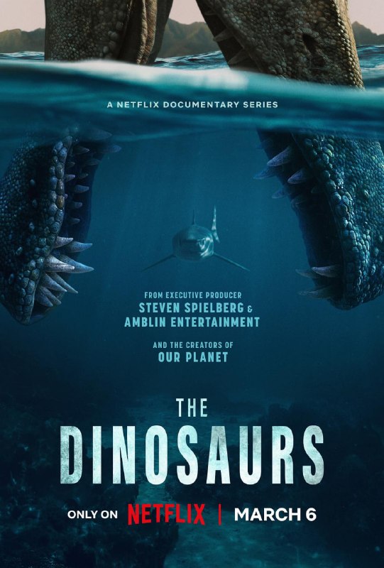 名称：恐龙时代：你不知道的故事 The Dinosaurs (2026)描述：从最早到最后的恐龙，这部史诗级纪录片剧集深入探索了它们在地球上长达 1.65 亿年的历程及其进化的动力