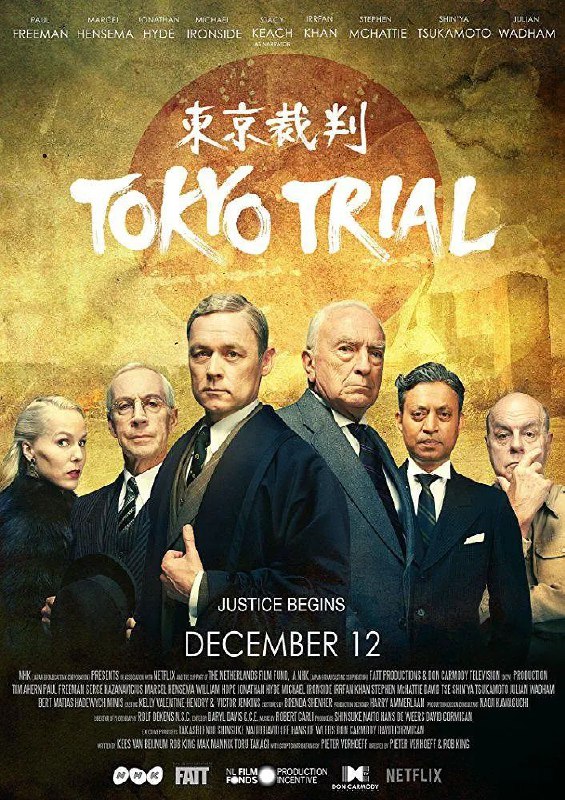 名称：东京审判描述：1946年春天，为裁决日本战犯而举行「东京审判」，十一个战胜国的法官齐聚东京帝国饭店
