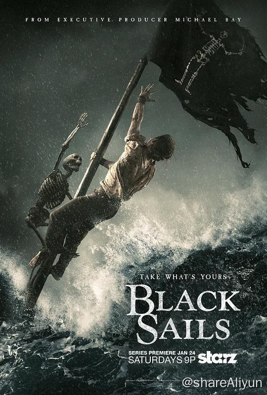 名称：黑帆 4季全 1080P BluRay 中英内嵌字幕描述：该剧是经典小说《金银岛》（Treasure Island）的前传，故事发生在小说时间的「20年之前」，那时Flint船长（Toby Stephens）和他的「Walrus号」尚未成名