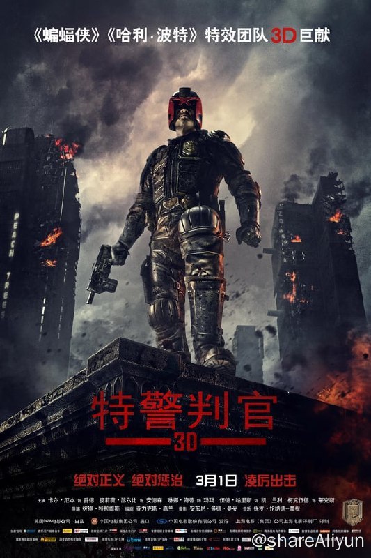 名称：特警判官(2012)4K REMUX描述：未来世界，地球爆发了惨绝人寰的核战争
