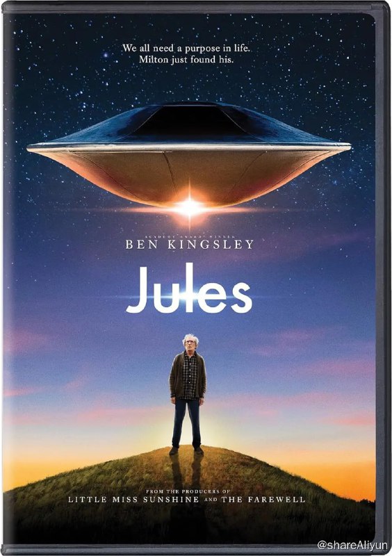 名称：小镇幽浮 Jules (2023) 科幻描述：一位不寻常且意想不到的天外访客将宾夕法尼亚州西部乡村一座小城市的几个人聚集在了一起