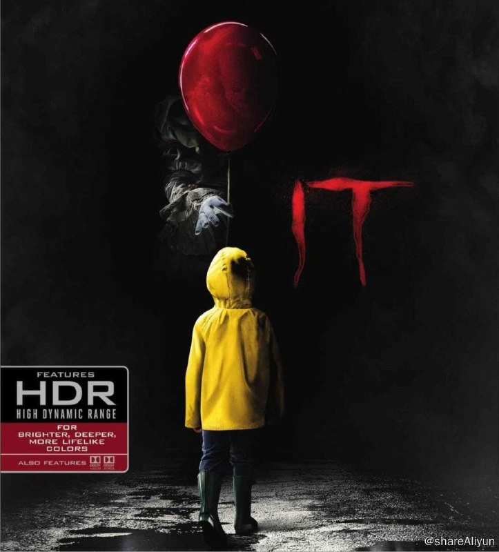 名称：小丑回魂 (2017) 4K HDR 中字外挂字幕描述：1989年，位于缅因州的德里市，正被恐怖的阴影所笼罩