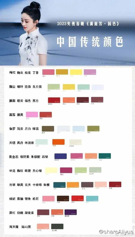 名称：2023春晚节目4k画质《满庭芳·国色》水墨画–唐诗逸、赵丽颖描述：中国传统颜色舞蹈，开头唐诗逸舞蹈非常牛，后面赵丽颖唱歌，搭配无敌，我愿称之为23年春晚最强舞台