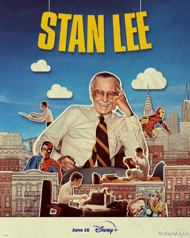 名称：斯坦·李 Stan Lee (2023) 1080/4K HDR描述：100年的梦想、100年的创作、100年的“漫威之父”斯坦·李