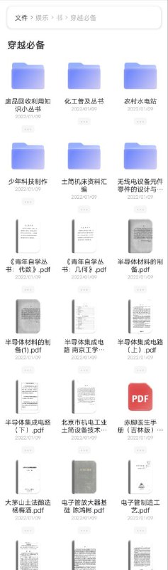 名称：穿越必备各种神书描述：穿越必备各种神书，从零开始你的工业革命土地革命😏，写小说的也能用的到