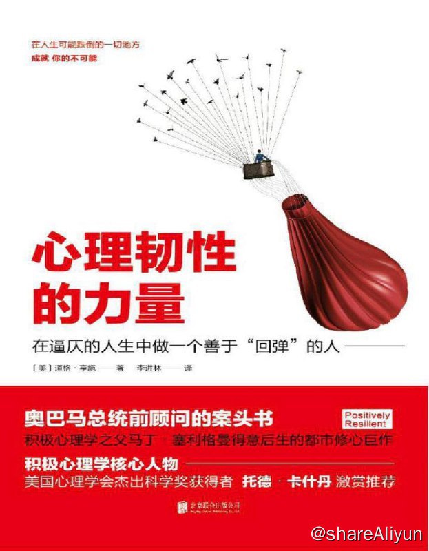 名称：心理韧性的力量 | 电子书籍描述：心理韧性是什么？是一种积极乐观、永不言弃的假想方式吗？在本书中，作者希望换一个角度，用一种更丰富而深刻的概念来诠释心理韧性，其中的学问远不止从逆境中站起来