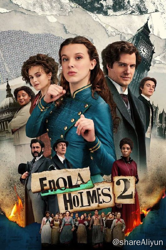 名称：福尔摩斯小姐：伦敦厄运(2022) 4K 60帧版本 硬字幕描述：伊诺拉以侦探的身份正式接手了第一个案件，但为了解开失踪女孩之谜，她需要朋友们和哥哥夏洛克的帮助