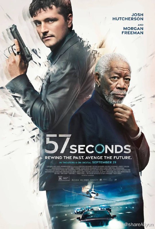 名称：57秒 57 Seconds (2023) 1080p 外挂机翻双语【惊悚片】描述：讲述当一个科技博主接受了一位科技大师的采访，并阻止了对他的攻击时，他发现了一个神秘的戒指，把他带回了57秒以前