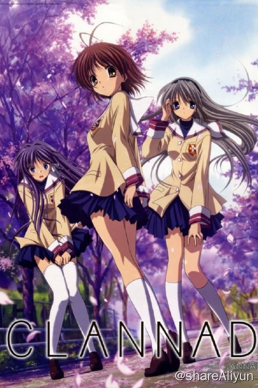 名称：CLANNAD (2007) [340G] 外挂中字 附刮削描述：在某个小镇，主角冈崎朋也因为家庭的因素成为不良少年，一直与春原阳平为伍，在光坂高校过着潦倒的生活，但希望终有一天能够离开所在的小镇
