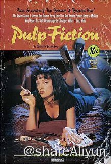 名称：No.085 低俗小说 1994描述：《低俗小说》由“文森特和马沙的妻子”、“金表”、“邦妮的处境”三个故事以及影片首尾的序幕和尾声五个部分组成